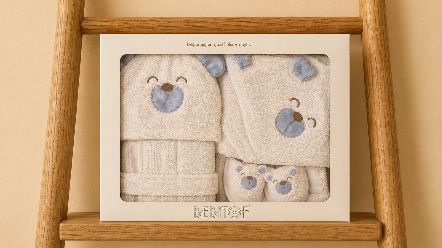Baby Cute Dog Bathrobe Set 30041BB