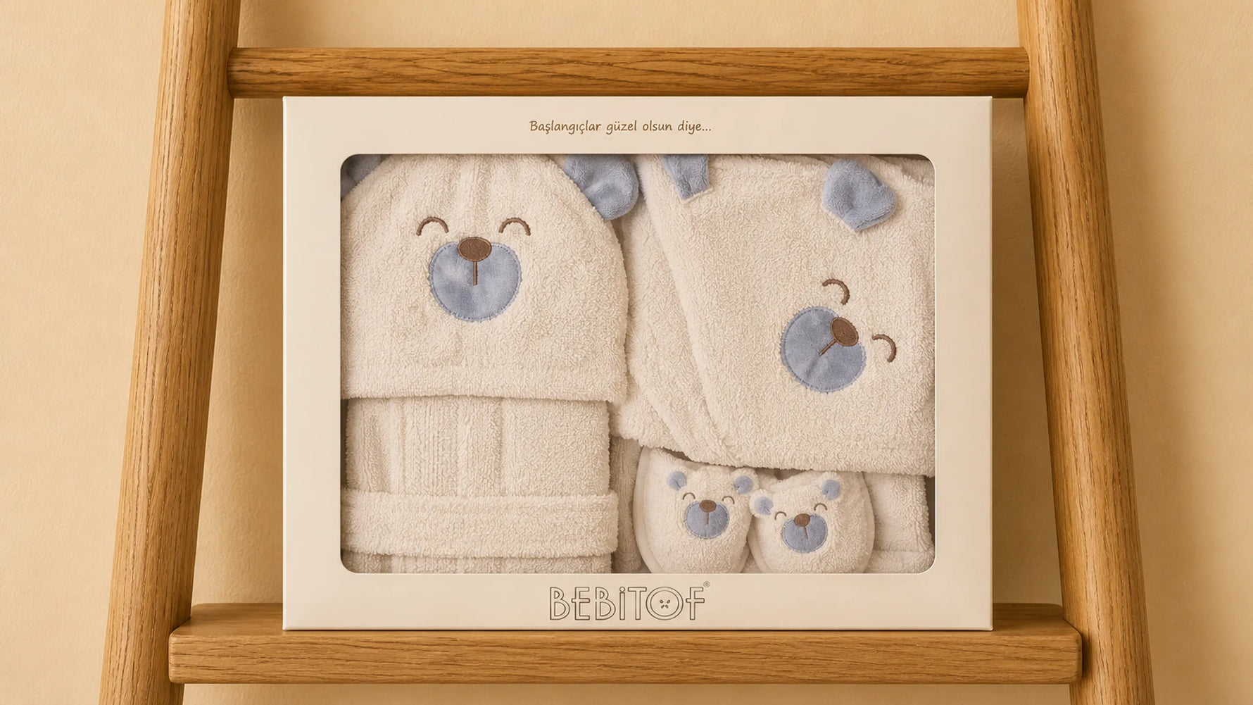 Baby Cute Dog Bathrobe Set 30041BB