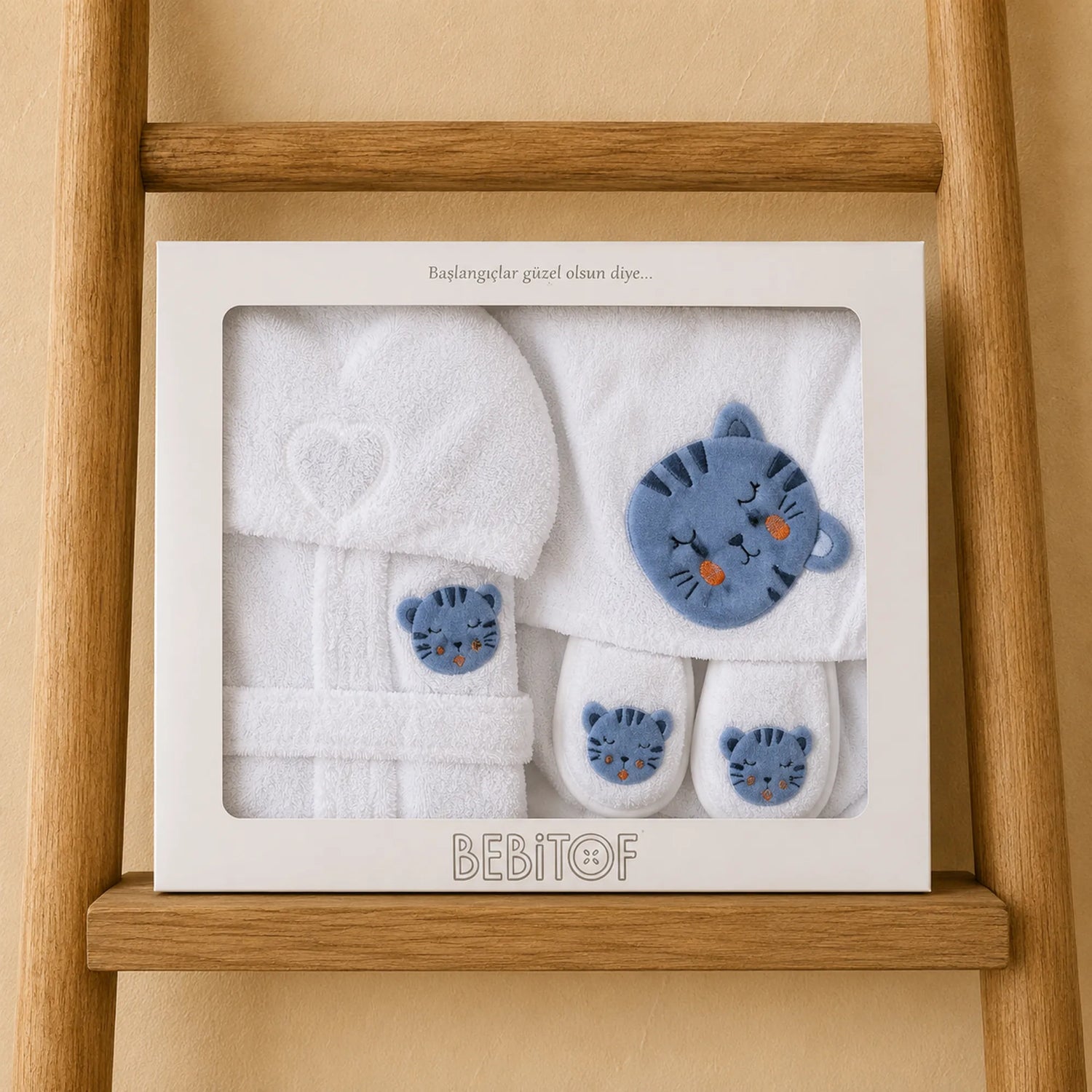 Baby Tiger Bathrobe Set 30056BB