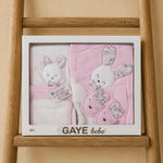 Gaye Bebe Baby Bathrobe Gift Set side view