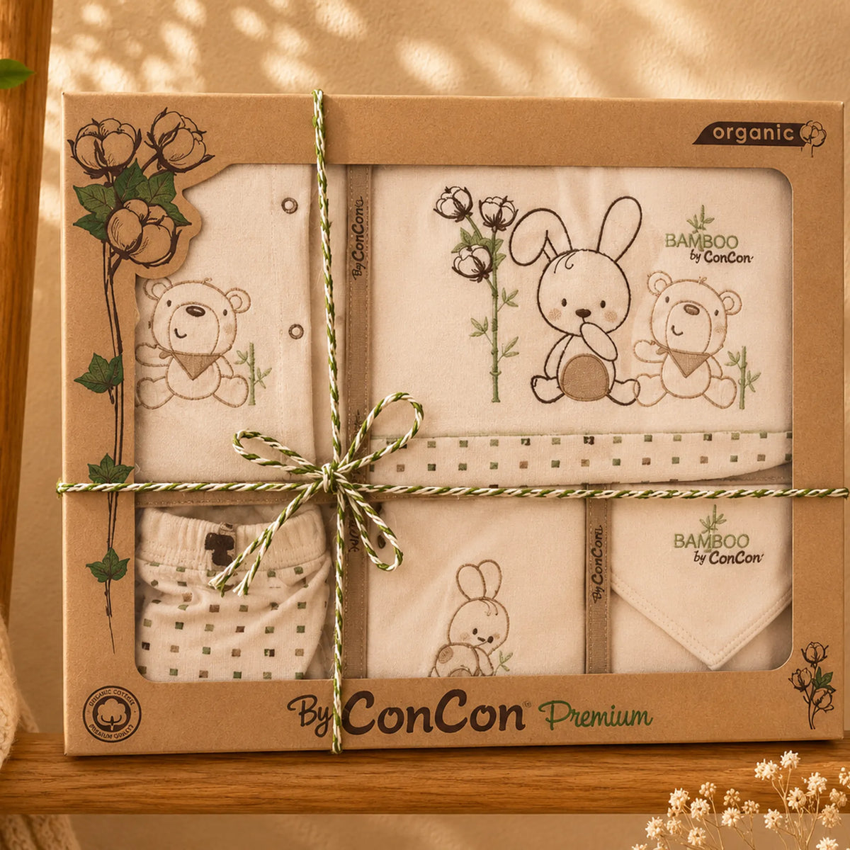Organic Newborn Set CC1634 Bamboo Rabbit