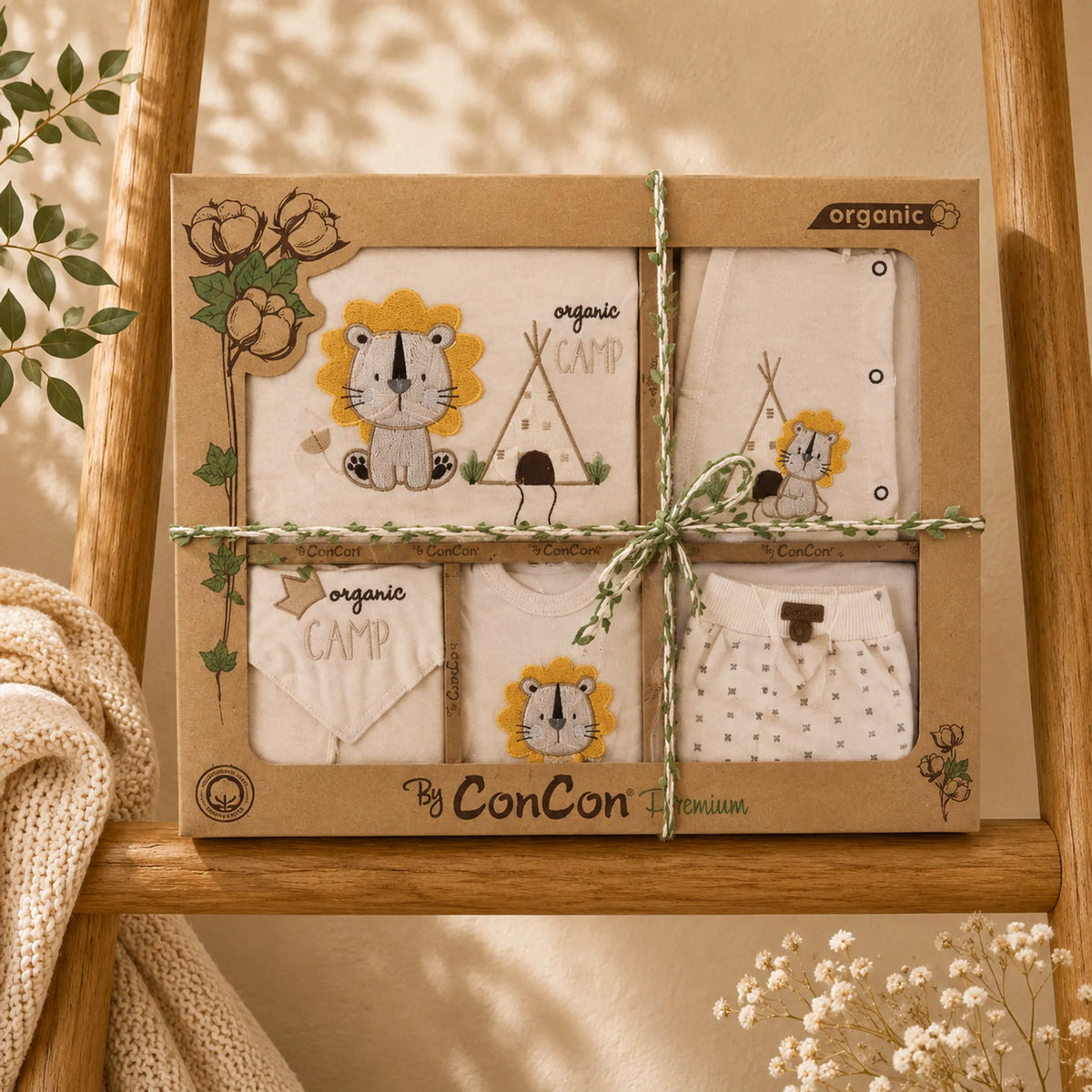 Organic Newborn Set CC1637 Lion