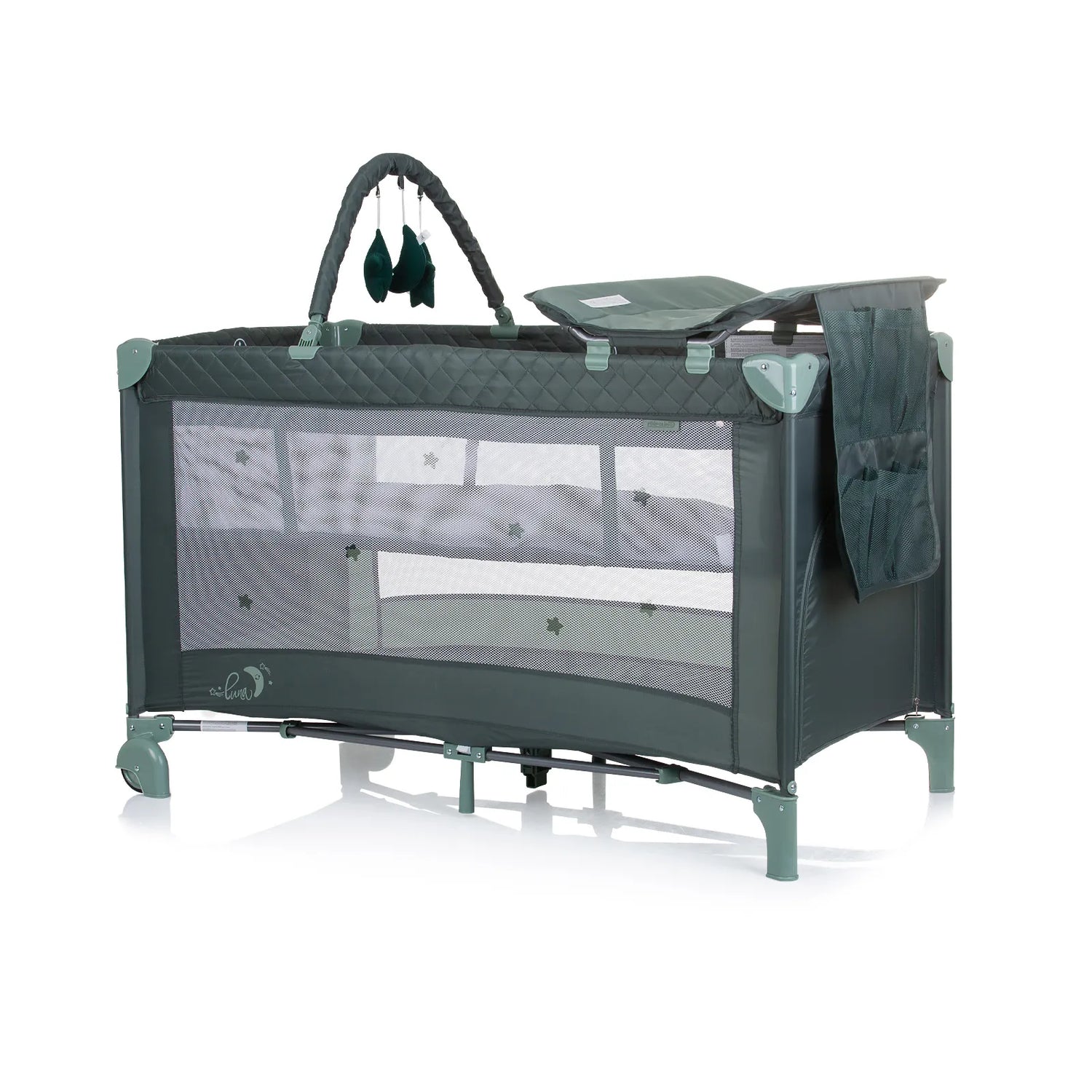 Foldable Travel Cot with Changing Pad "Luna"