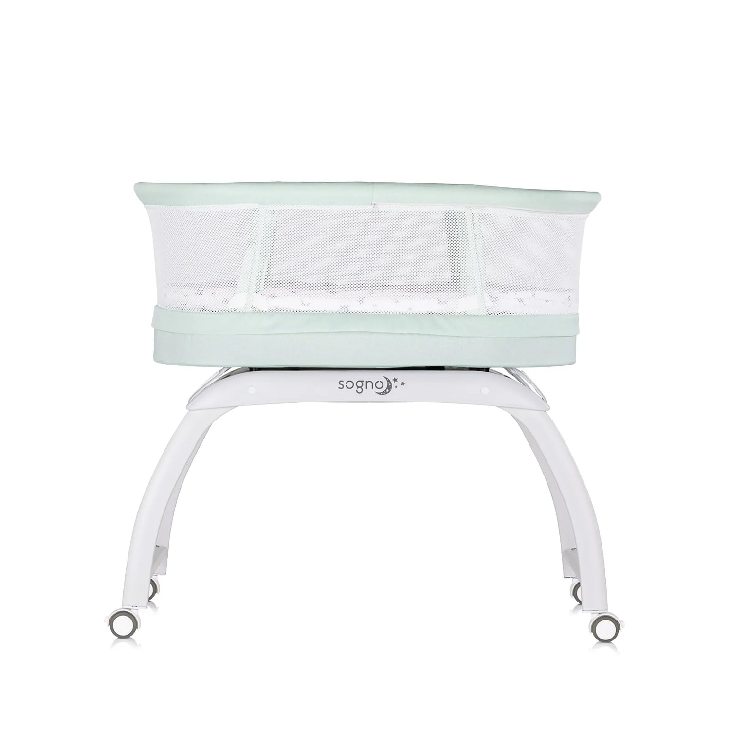 Electric Co-Sleeping Crib with LED Display "Sogno" 2-in-1
